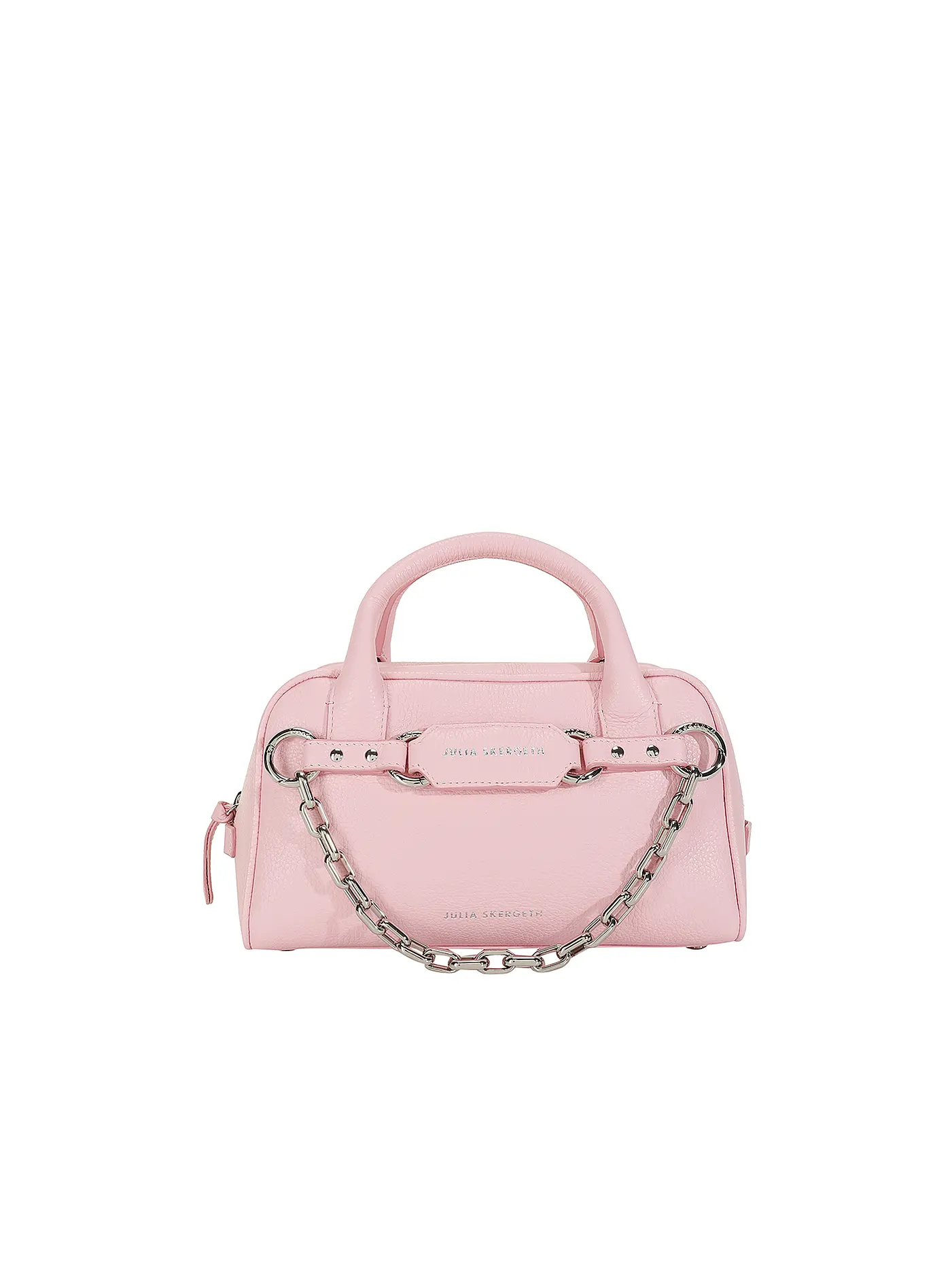 JULIA SKERGETH | Ledertasche - Henkeltasche DOCTORS BAG SMALL | rosa